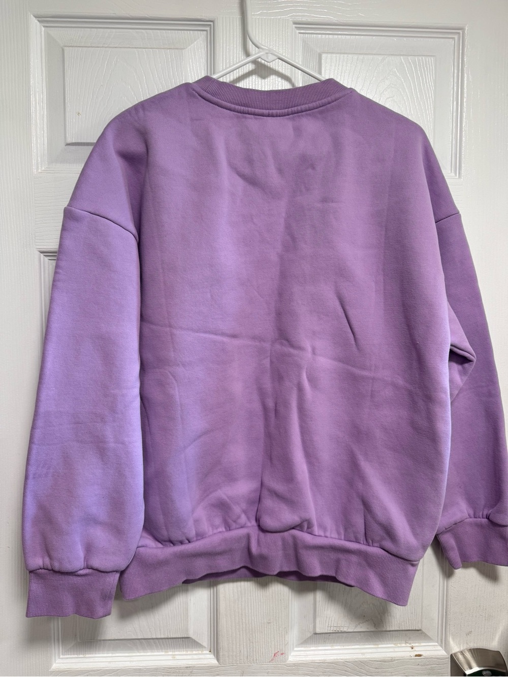 Lavender Crewneck Sweatshirt - Women's Oversized Pullover